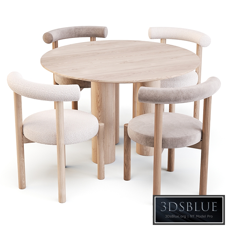 Lulu and Georgia: Dame Chair and Mojave Table - Dining Set