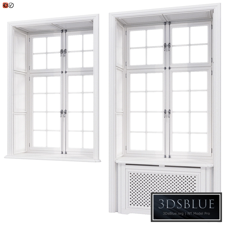 Classic windows with cremones