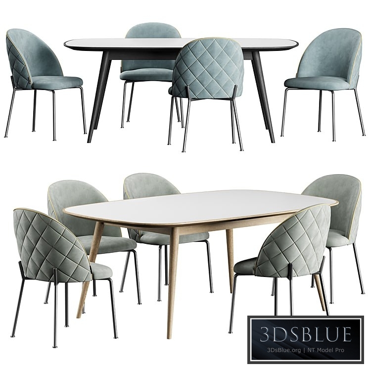 HER 042 G Dijon table Dijon Chair