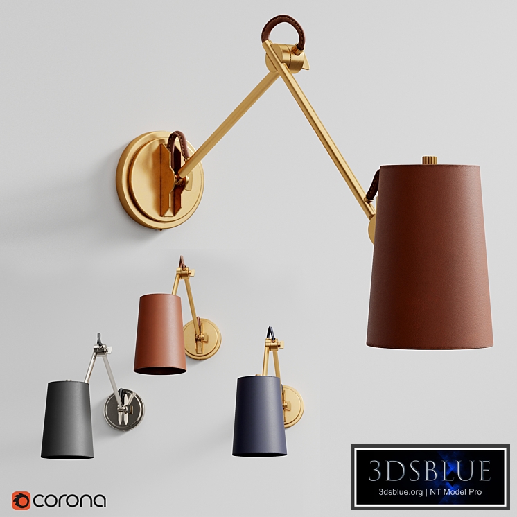 Benton Double Library Sconce by Ralph Lauren