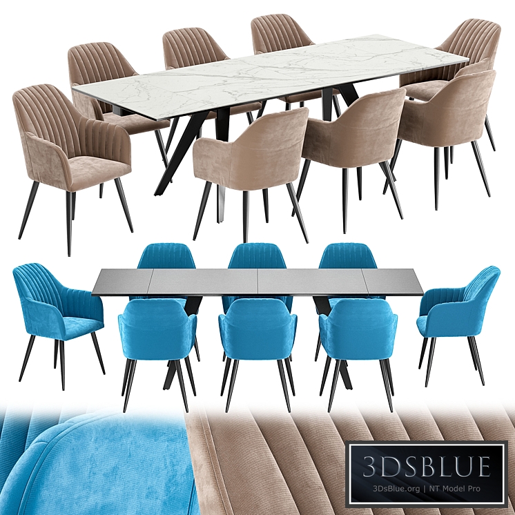 Lexi dining chair and table Amsterdam