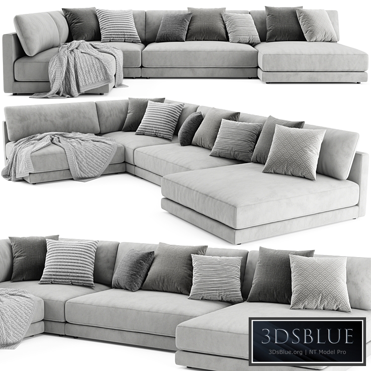 Blanche katarina sectional sofa