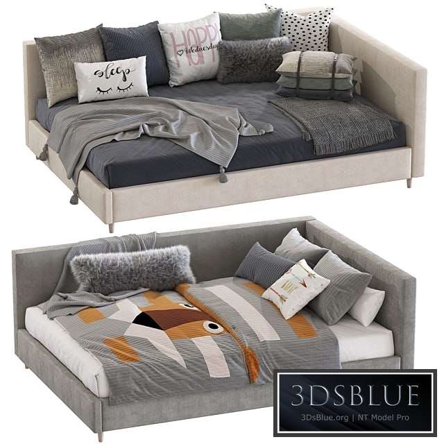 Corner Timo Upholstered Bed 2