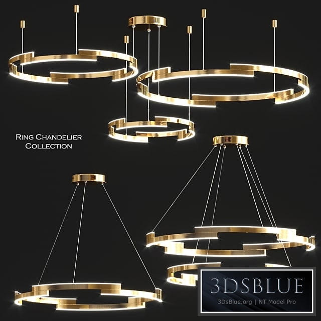 Ring chandelier collection