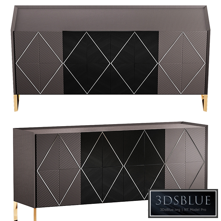 Chest of drawers Pimlico Elm Large