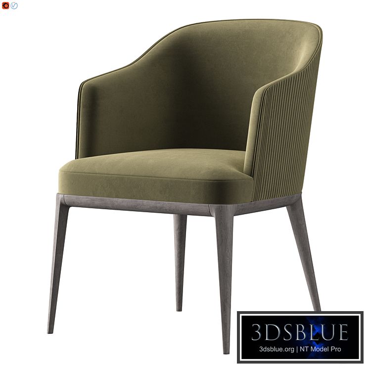 Chair 01 - Velor (Green)