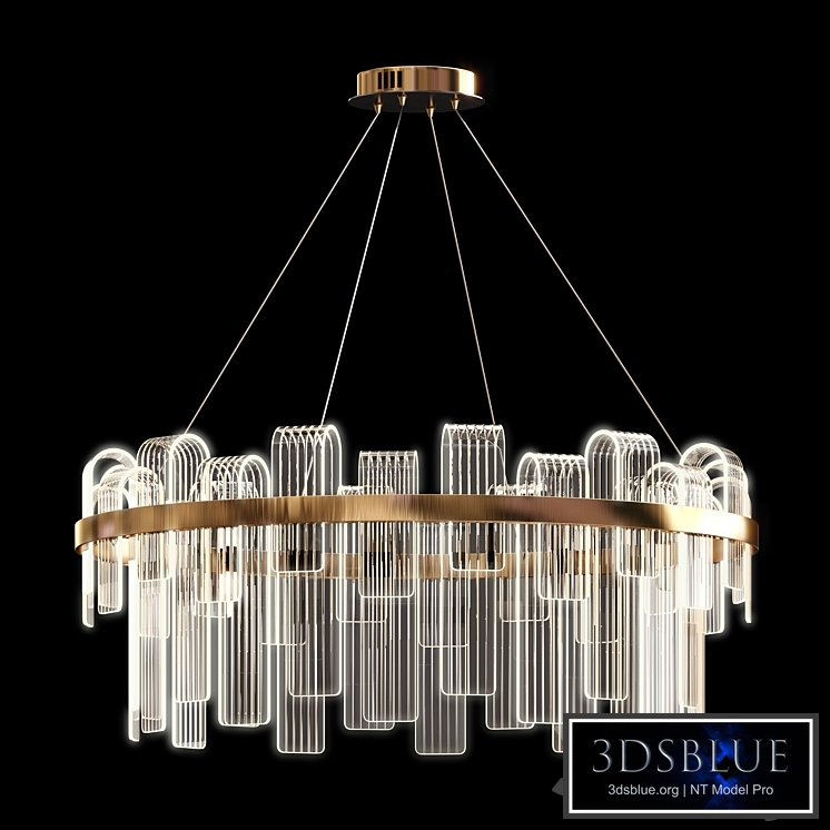 Modern round led chandelier