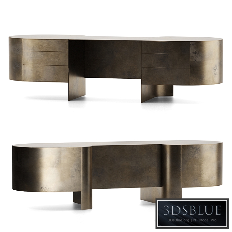Brass Console by Brian Thoreen