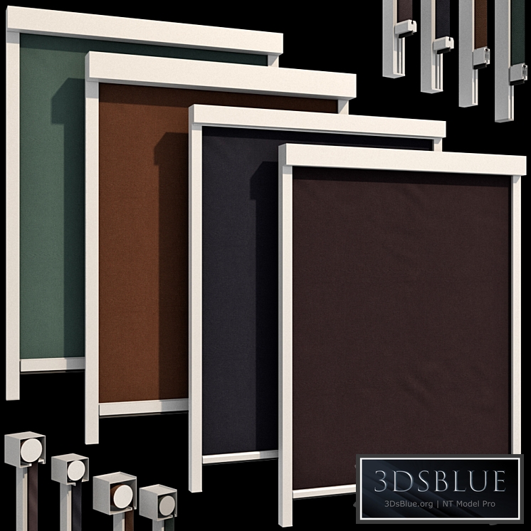 Roller blinds set 1212