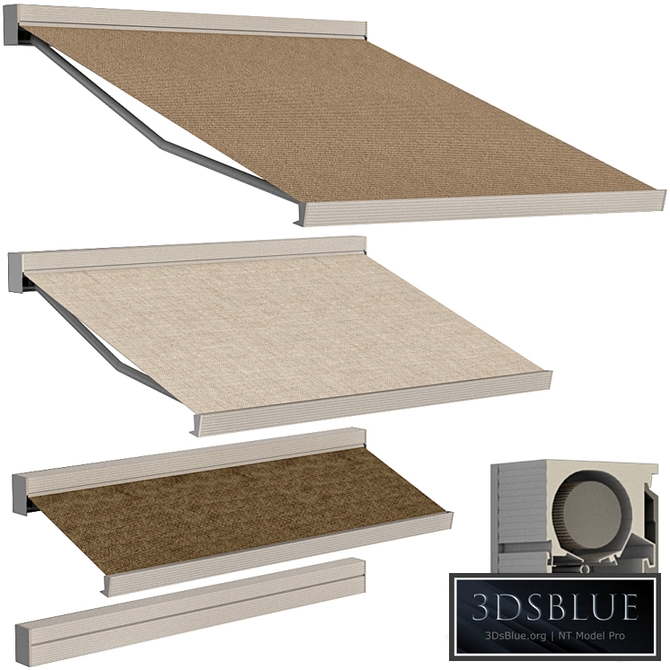 Sliding outdoor awning sun canopy