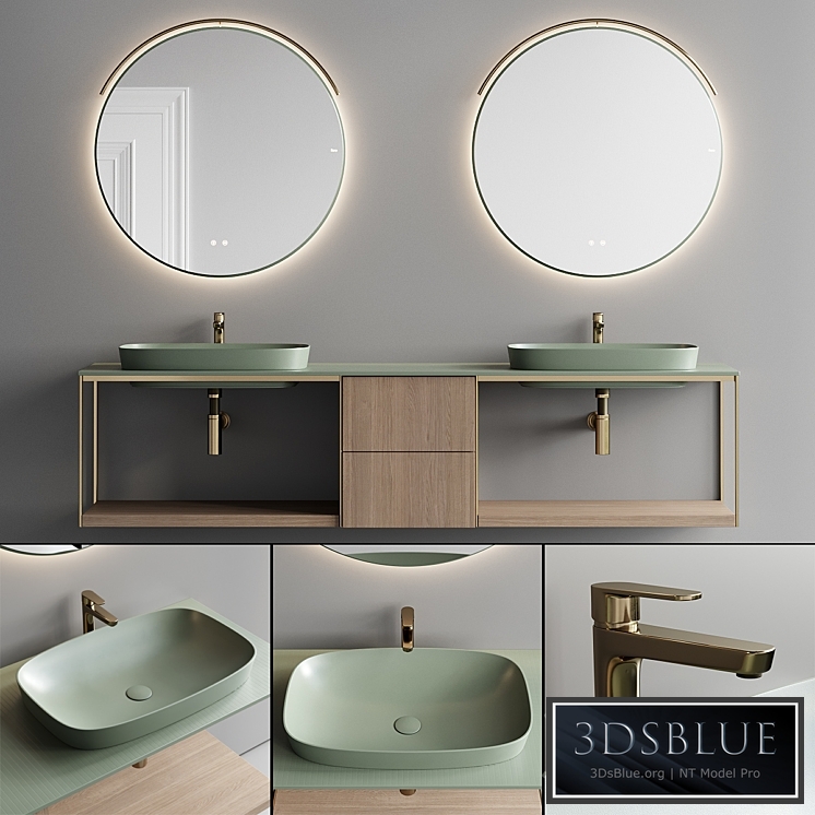 Fiora Sen Vanity Unit Set 3