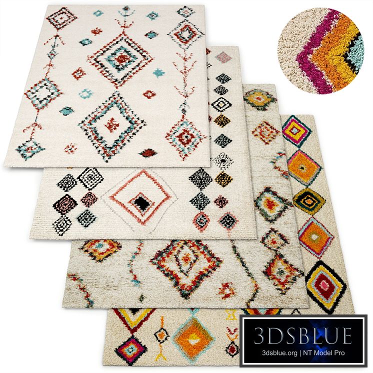 Shaggy rug Multicolour Collection by Benuta