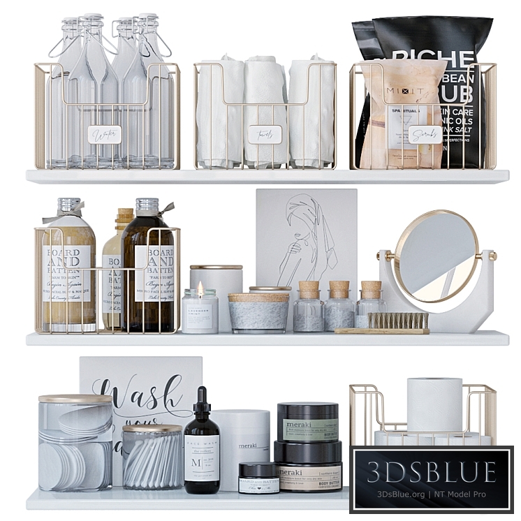 Decorative set for the bathroom 1414