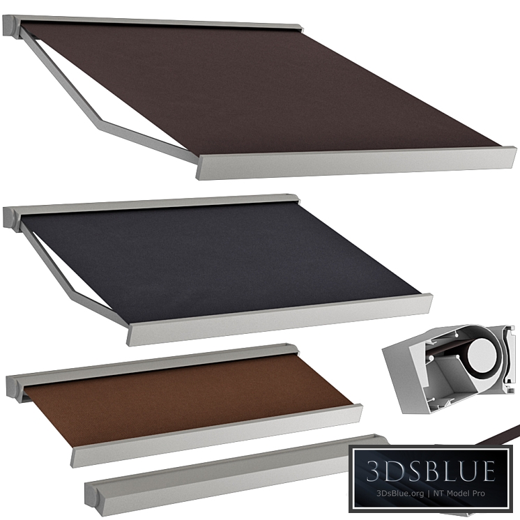 Sliding outdoor awning sun canopy