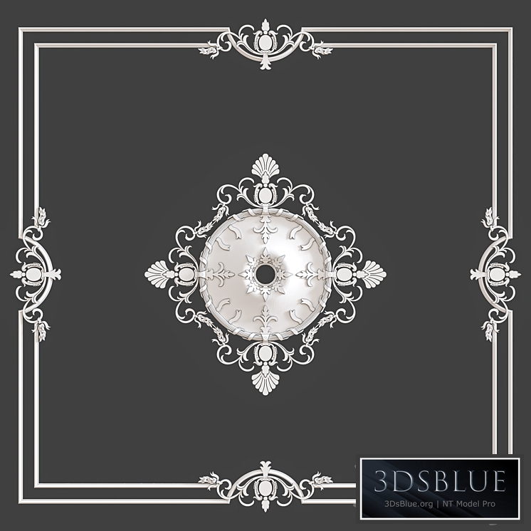 Ceiling rosette (Plaster molding)