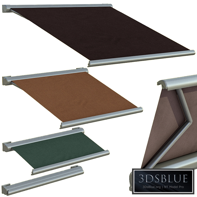 Sliding outdoor awning sun canopy