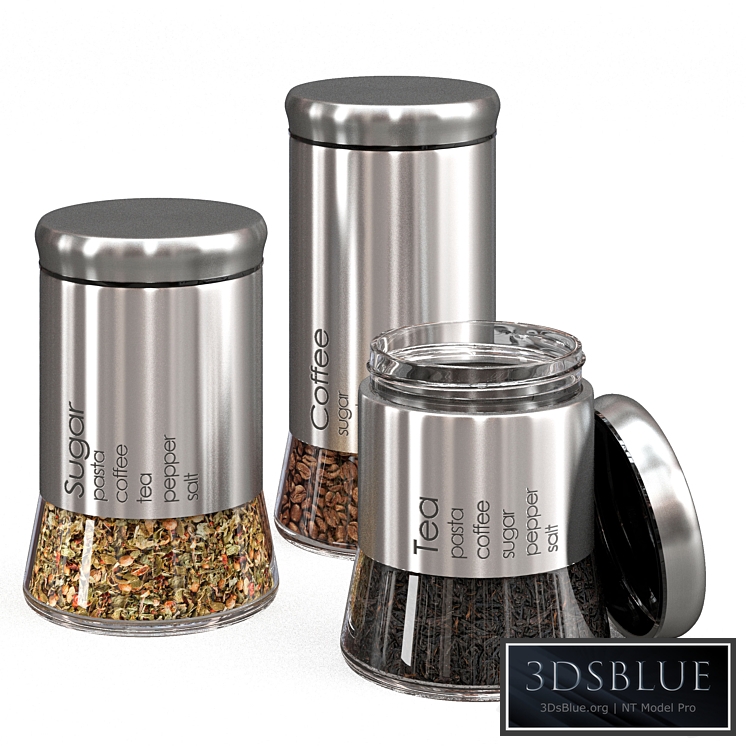 set of spice jars