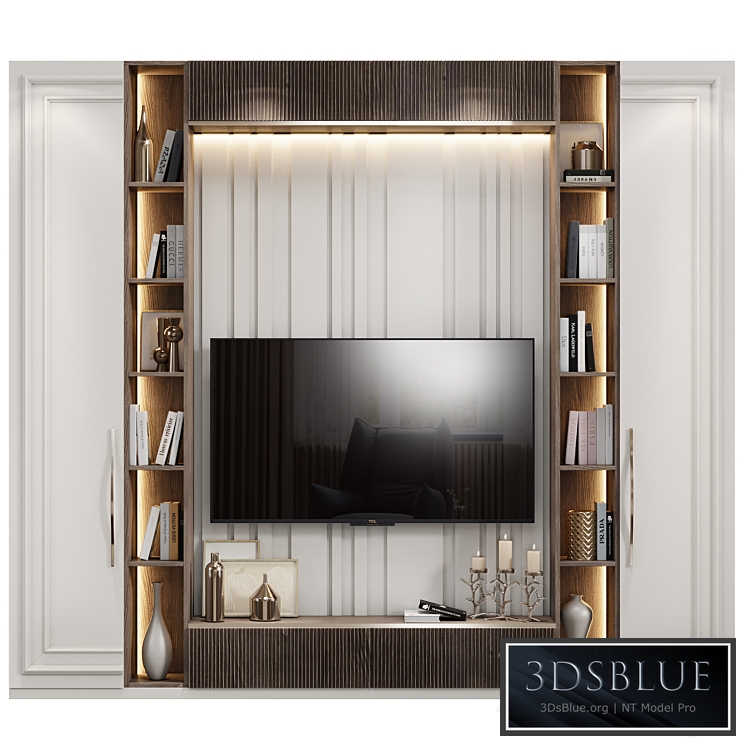 Neoclassical TV wall 019