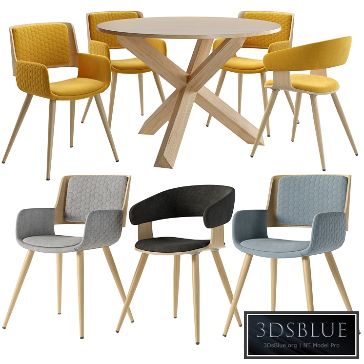 La Forma. ARENDAL table. Chair Heiman, Andre