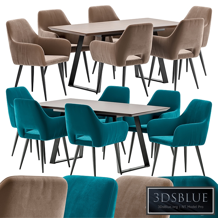 Flex dining chair and Stockholm table