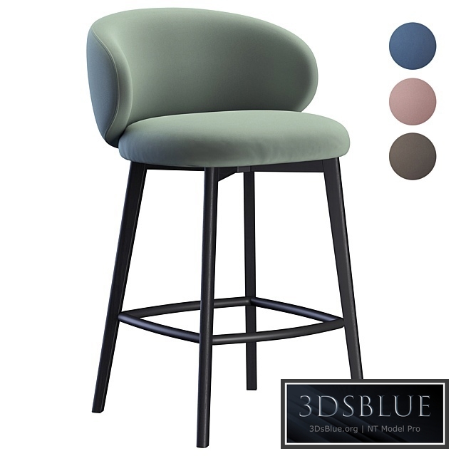 Bar stool Tuka Wood Cb