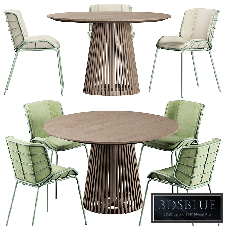 Irune Ola Forma Table Traba GIACOMO CATTANI chair