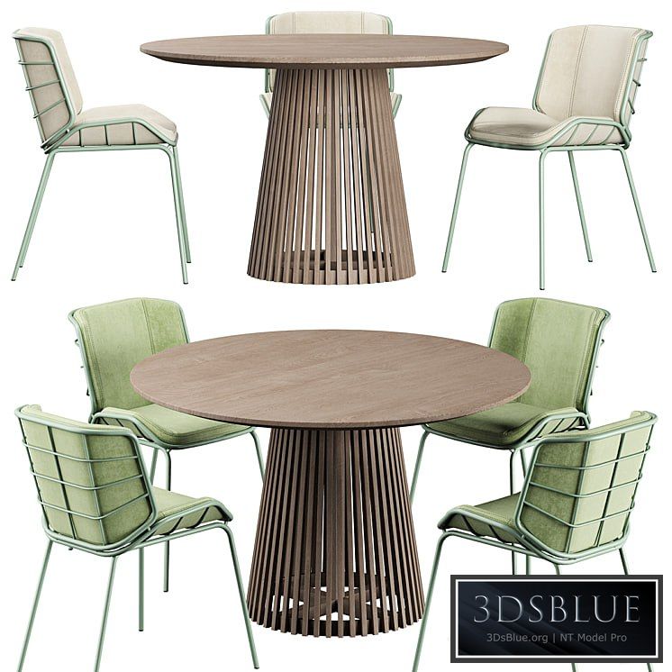 Irune Ola Forma Table Traba GIACOMO CATTANI chair