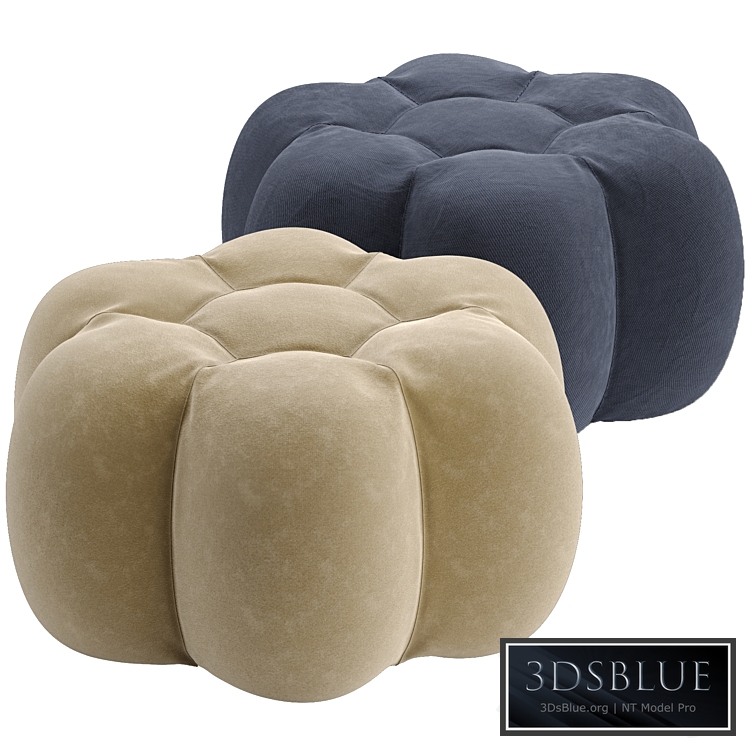 Diff color pouf