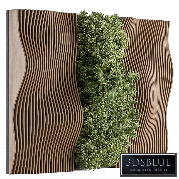 Vertical Garden Wood Parametric Wall - Wall Decor 30