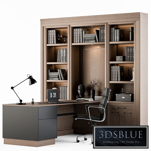 Office Furniture - T-Desk Manager Set 28