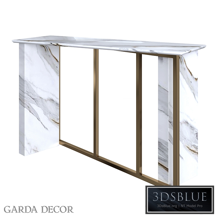 CONSOLE TABLE (ARTIFICIAL MARBLE) 30B-848-2 Garda Decor