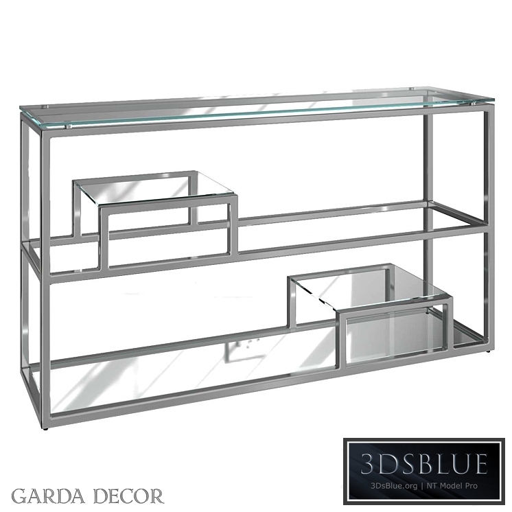 Console Clear Glass / CHROME GY-CST8005 Garda Decor