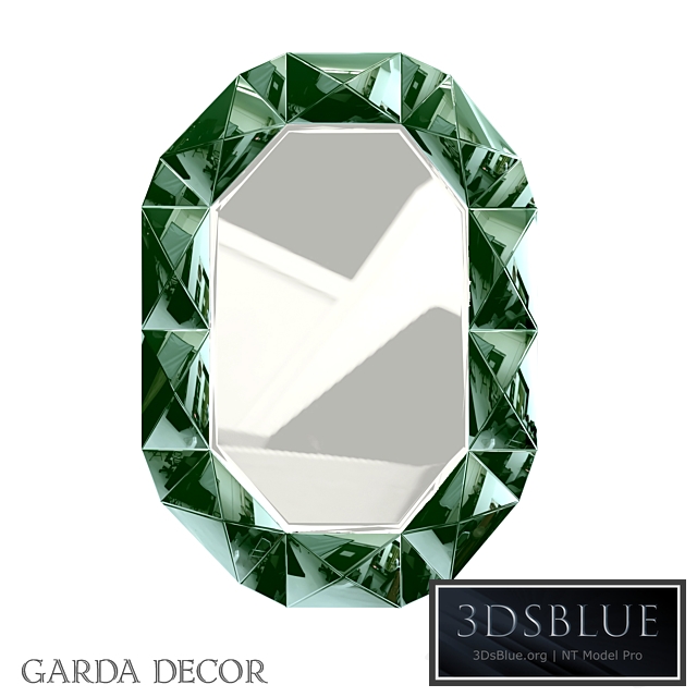 Mirror in Green Mirror KFG079 Garda Decor