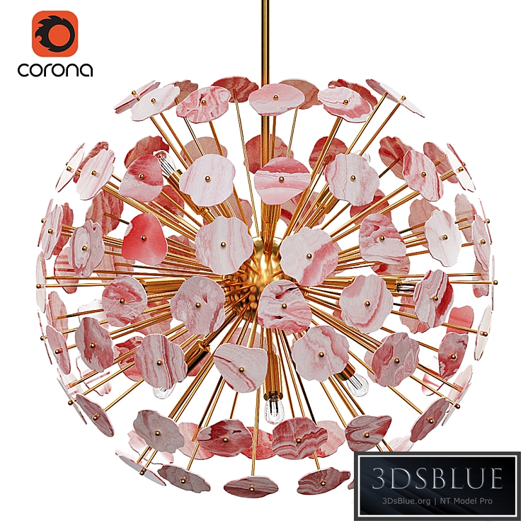 Modern Brass Sputnik Chandelier