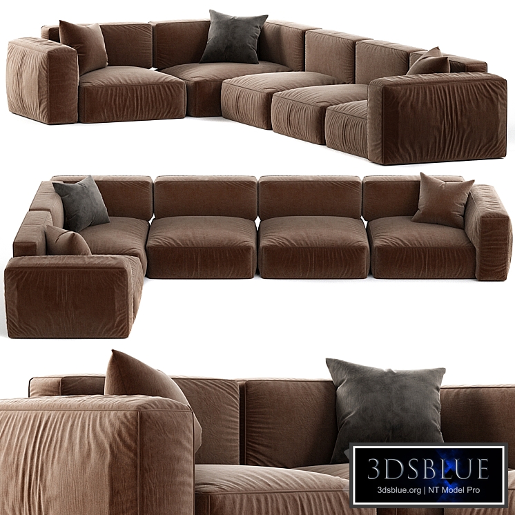 Mags Soft Sofa in leather as seen in Ready Player One