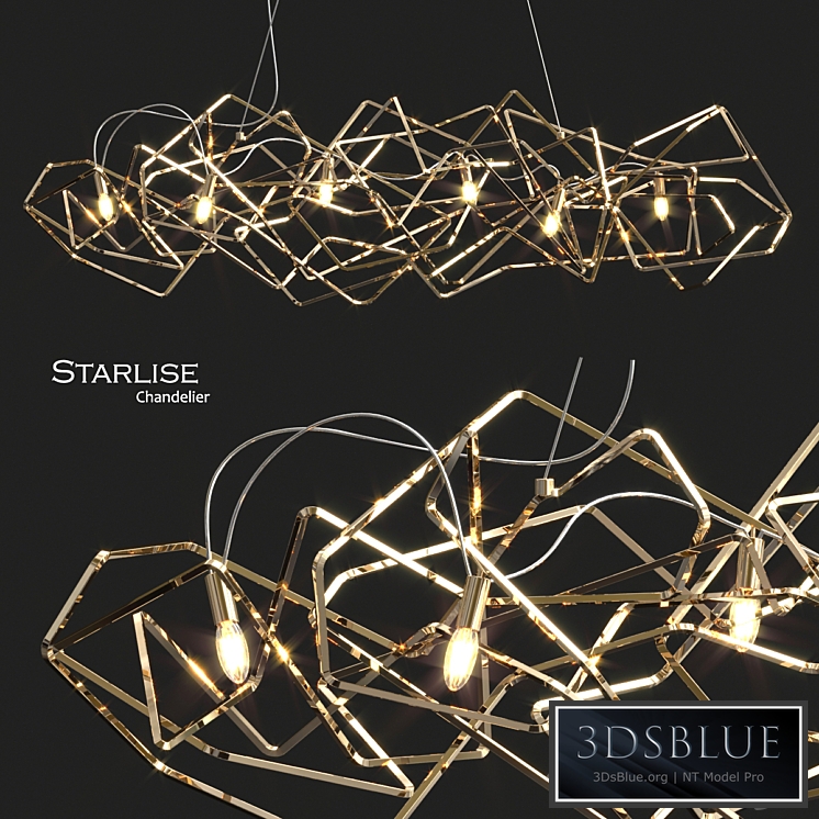 Starlise gold chandelier