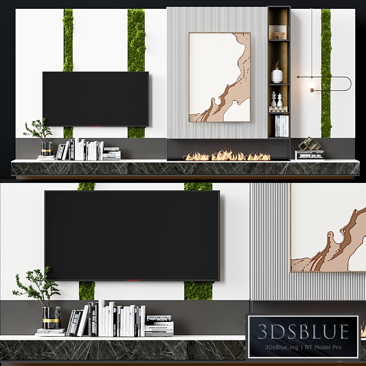 TV wall modern 73