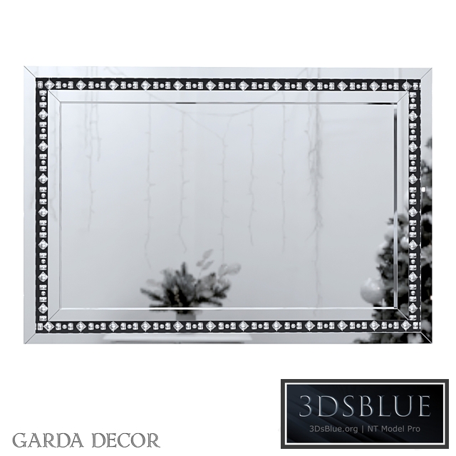 Rectangular Decorative Mirror 50SX-1823/1 Garda Decor