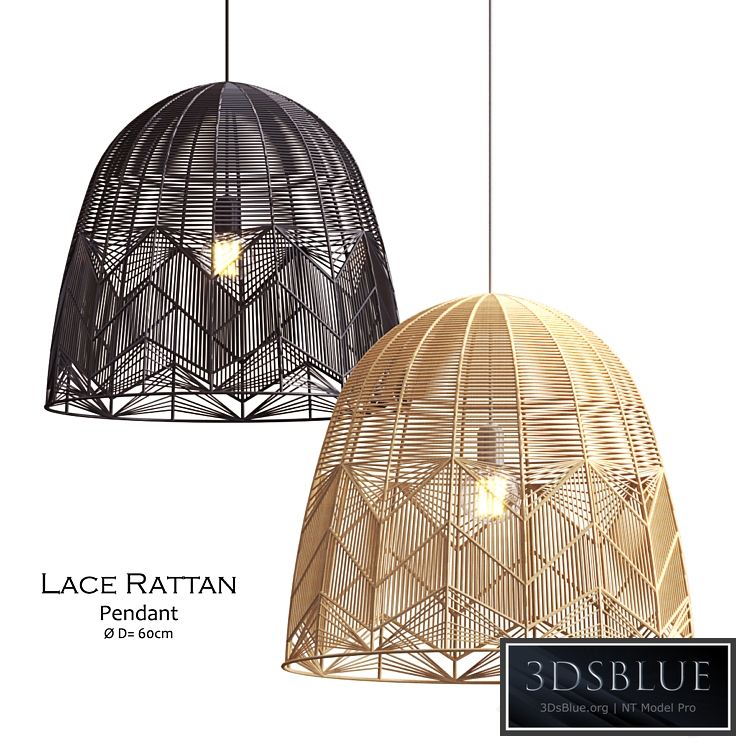 Lace Rattan Pendant