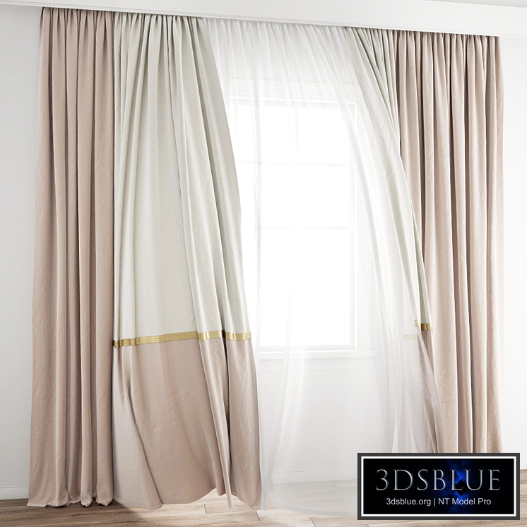 Curtain 278 / Wind blowing effect 4