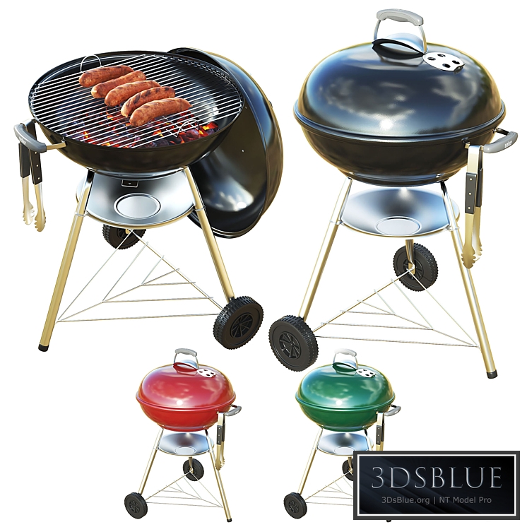 Portable Kettle BBQ Grill
