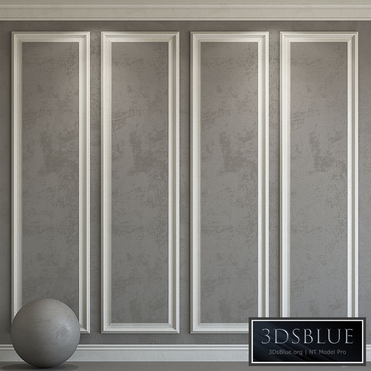 Decorative plaster with molding 201