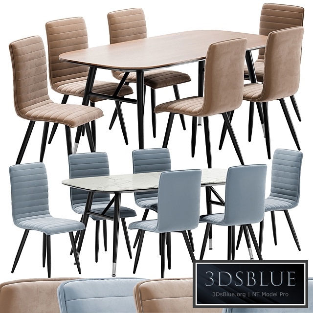 Mako dining chair and Catania table