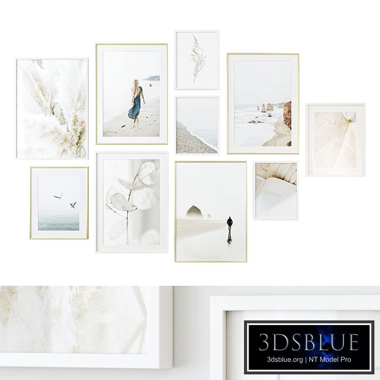 Scandinavian gallery wall