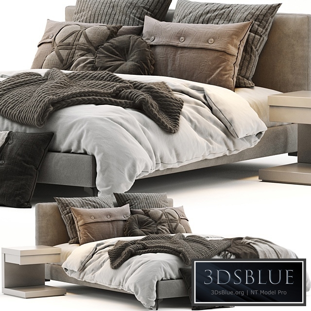 Meridiani Stone Up Bed