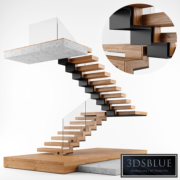 Modern interior stair 02