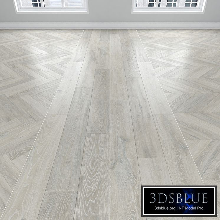 Parquet Oak, 3 types: herringbone, linear, chevron.