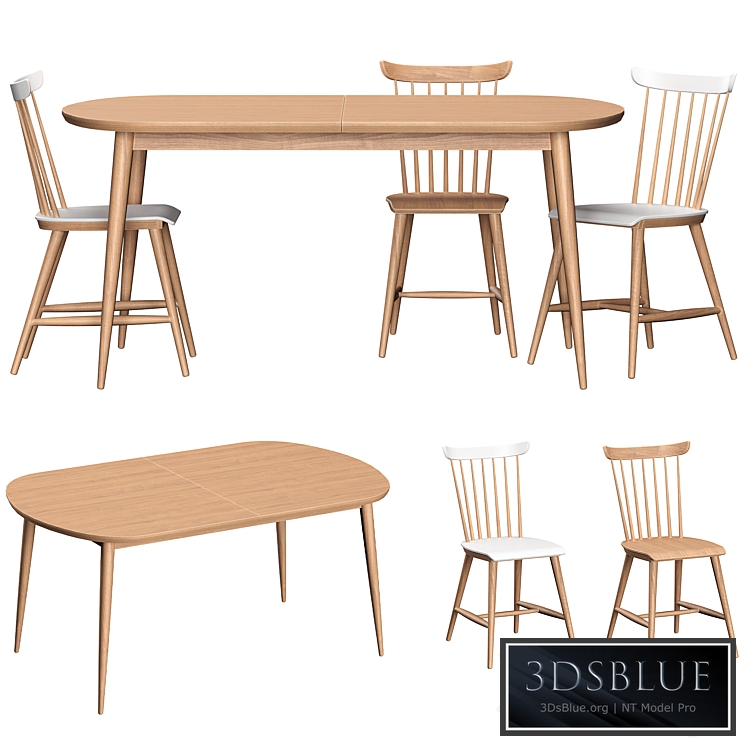 Deauville table and chairs