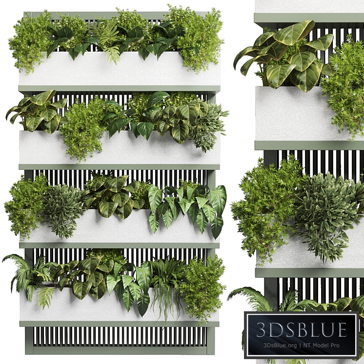 collection Indoor outdoor fitowall plant plant stairs stand metal vase 11