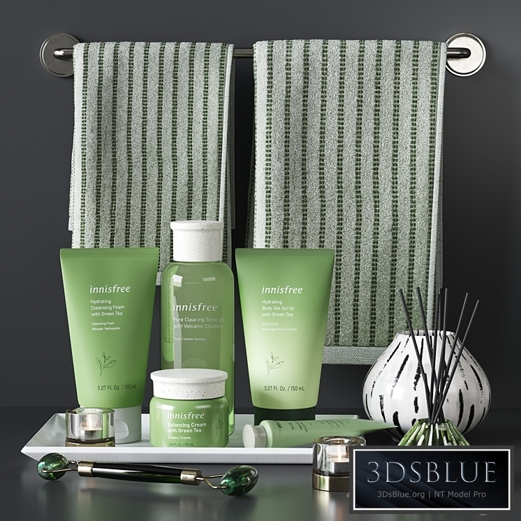 Innisfree Green Tea Cosmetics Decor Set
